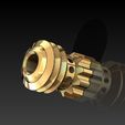 PerleN2qeqe.jpg Paracord Bead "Brass Bead Cylinder Lanyard Knife Bead EDC