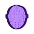 Jason VACUUM PIECE.stl JASON MASK BATH BOMB MOLD