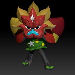 Pokemon-Ogerpon-Hearthflame-Mask.jpg Máscara Pokemon Ogerpon Hearthflame