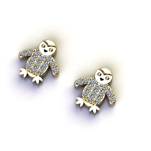 Kid Earrings  3dm with stl files 3D print model 3D model