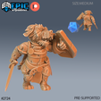 2724-Dog-Folk-Tribe-Knight-Medium.png Dog Folk Tribe Set ‧ DnD Miniature ‧ Tabletop Miniatures ‧ Gaming Monster ‧ 3D Model ‧ RPG ‧ DnDminis ‧ STL FILE