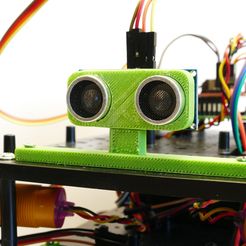 P1100598.JPG Free STL file Holder for an ultrasonic sensor・Template to download and 3D print