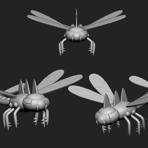 yanmega-5.jpg Pokemon - Yanmega with base