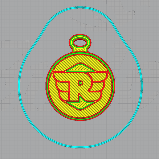 Royal Enfield Keychain 3D model