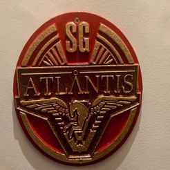 IMG_1661.jpeg STL-Datei Stargate Atlantis Patch Plaque / Sign kostenlos・3D-druckbares Design zum herunterladen
