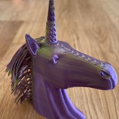 Hairy Unicorn (plus dual extrusion version)