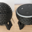 Both.png Epcot Spaceship Earth Amazon Echo Dot 2nd Gen Stand with Cover