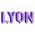 LYON.stl Only Lyon