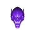 green goblin mask  v5.stl Máscara do Duende Verde