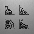 Pieces-90-degrees-1.png Fichier STL Kit modulaire de toile d'araignée pour l'Halloween par Hinside・Objet pour imprimante 3D à télécharger