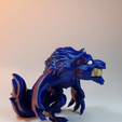 W3.png Archivo STL Hombre lobo・Objeto para impresora 3D para descargar