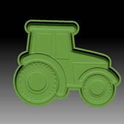 Tractor-VACUUM-PIECE.jpg STL file TRACTOR BATH BOMB MOLD・3D printable model to download, __Bubbles