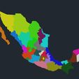 Mapa México.jpg Map of Mexico Puzzle