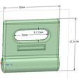 ABZ258-01-11.jpg Nylon Internal Flat Slide and Slug ABZ258 3d-print