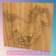 3.png Running horse,3D MODEL STL FILE FOR CNC ROUTER LASER & 3D PRINTER