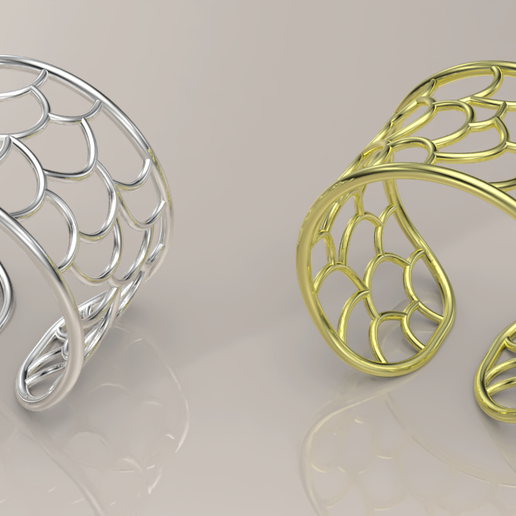 Organic ring 3D model