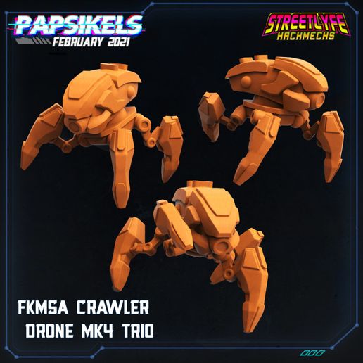 720X720-fkmsa-crawler-drone-mk4-trio.jpg FKMSA CRAWLER DRONE MK4 SET