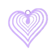 Hearts earrings.stl Free STL file Hearts earring・3D printer model to download