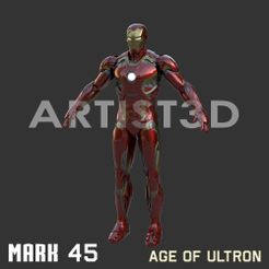 Patreon-Iron-Man45.jpg Iron Man Mark 45 "AGE OF ULTRON" cosplay full suit.