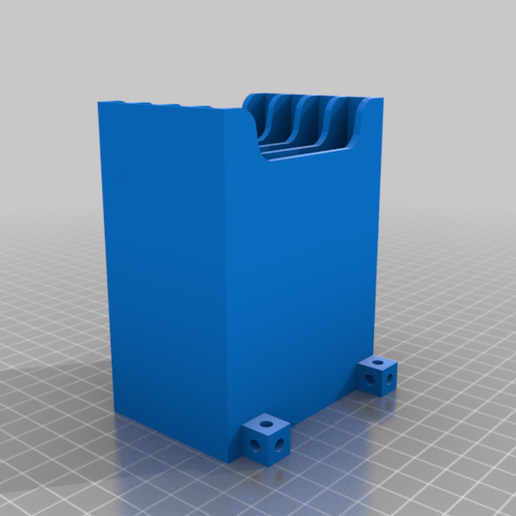 Modular case: 4 2.5 inch drive bay (Part #11) 3D model