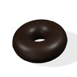 0.jpg Donut chocolate DONA 3D MODEL - 3D PRINTING - OBJ - FBX - 3D PROJECT CREATE  GAME READY BREAD BREAD Donut chocolate DONA FOOD