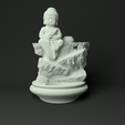 all.png BackFlow Incense Burner Baby Buddha and Rocks for 3D printing 3D print model