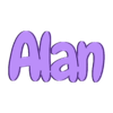 Alan v2_Alan v2_Cache.stl CUSTOM LED LAMP - FIRST NAME Alan