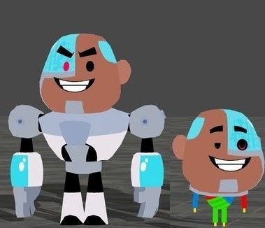 Cyborg 3D model preview
