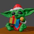 Baby Yoda 01_2.jpg Baby Groot Pot and Baby Yoda Christmas