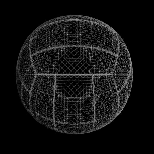 voleyballwiferame.jpg Download 3D file Volleyball Ball • 3D printer design, Knight1341