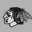 1.png NHL Chicago Blackhawks Hockey Logo Wall Picture