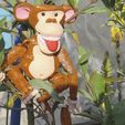 04-Monkey-Loco.jpg STL file MONKEY CRAZY FLEXIBLE・3D printer model to download