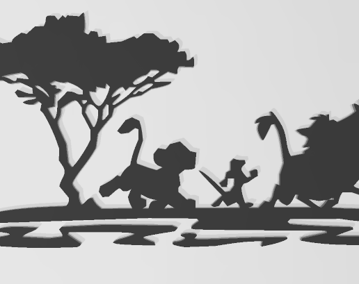 lion king wall stencil
