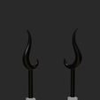 IMG_4896.jpg Alastor Cosplay Horns - Hair Clip Compatible