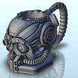 33.png Futuristic cyborg dice mug (6) - Holder Beer Can Storage Container Tower Soda Box DnD RPG Boardgame 33cl 25cl 12oz 16oz 50cl Beverage W40k 40 000 SciFi Futuristic