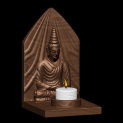 BPR_Render.png Fichier OBJ BOUGEOIR BOUDDHA MÉDITANT・Modèle à télécharger et à imprimer en 3D