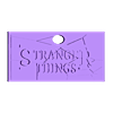 Llavero Stranger Things.stl Stranger Things Keychain