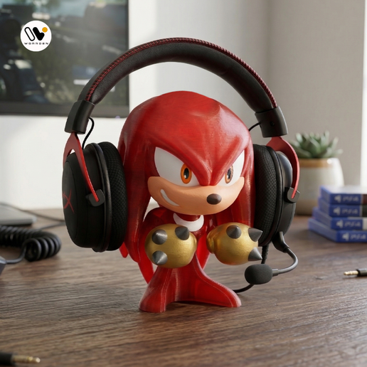 Knuckles Headset Holder STL – Multi-Part 3D Print