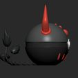 pokeball-fire-breed-8.jpg Pokemon Paldean Tauros Fire Breed Pokeball