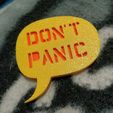 DontPanicBadgeFront.jpg Don't Panic Badge