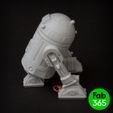 R2D2_07.jpg 3D file StarWars Foldable R2D2・3D printable model to download