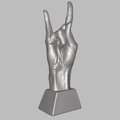 1Metalhand-01.jpg Mano busto metal mano mujer