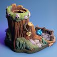 treestump_mmf4.jpg Torre de dados de coto de árvore de fantasia