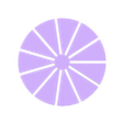 11 parts.stl patterns for cutting slices of pies & cakes