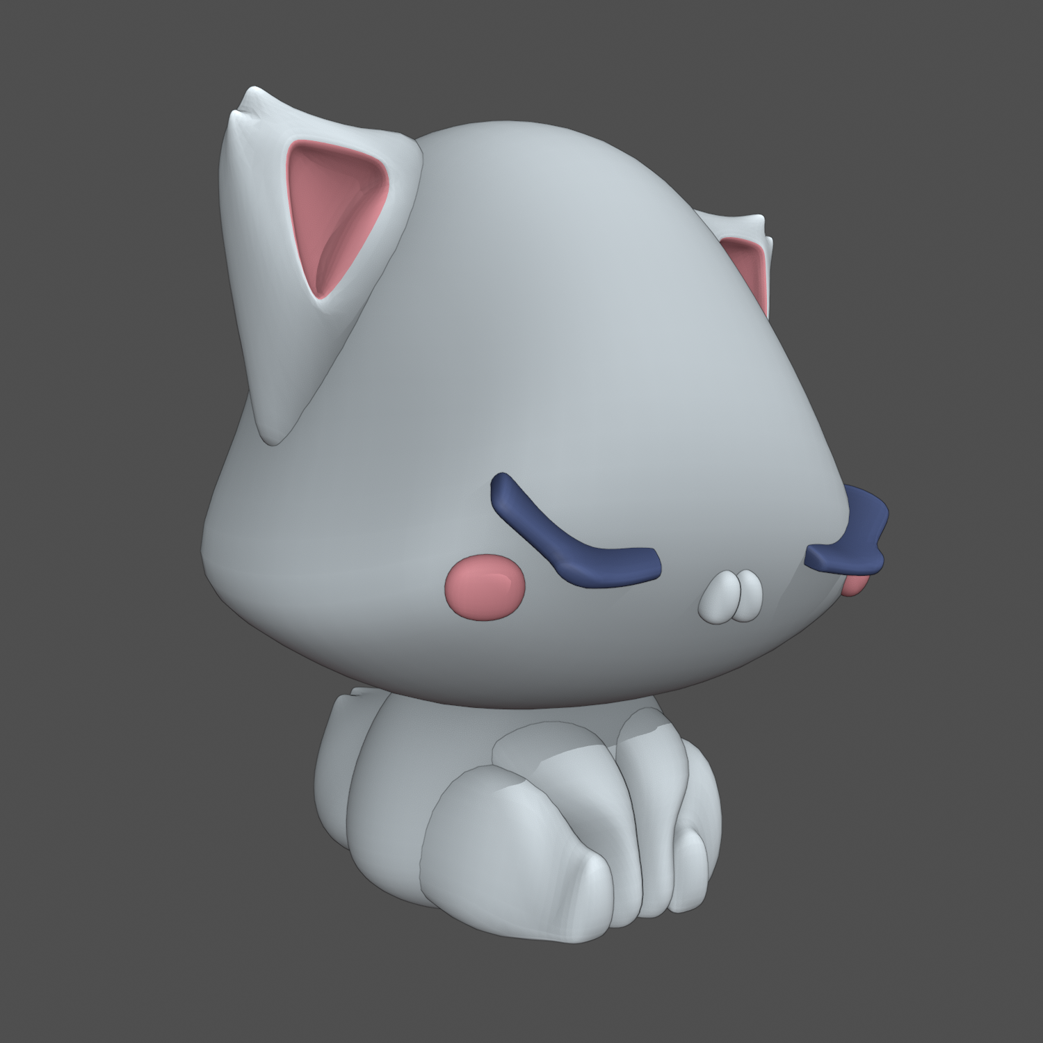 Download free STL file Kitten • 3D printer template ・ Cults