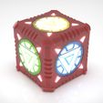 CHIMC8.jpg Candle Holder as Iron Man Cube Arc Reactor Assembly