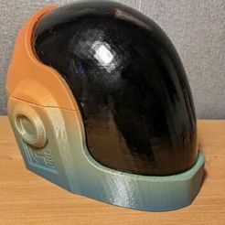 156613394_445918646627878_6017914630728524593_n.jpg Archivo STL Daft Punk - Guy man Helmet・Modelo para descargar y imprimir en 3D, Design3DPrinting