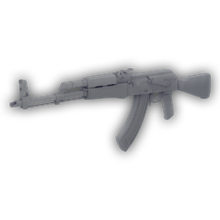 ak-ft-1.png OBJ file AK-47 CS2・3D printing template to download