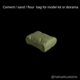 Proyecto-nuevo-46.png Cement / sand / flour  bag for model kit or diorama