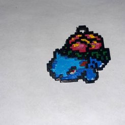 03.jpeg Archivo STL gratis Pokemon Pixel Llavero #3#11#19・Objeto de impresión 3D para descargar